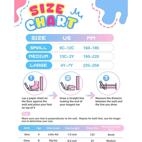 Inline Skates for Girls and Kids, Roller Skates Blades with 4 Size Adjustable... - Picture 6 of 6